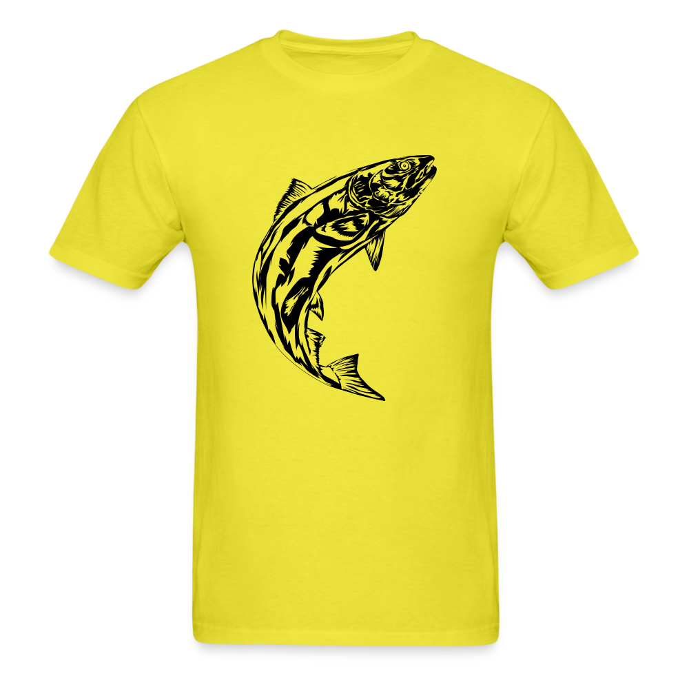 Jumping Fish T-Shirt - yellow