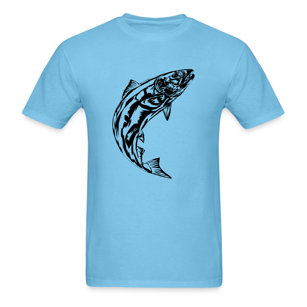 Jumping Fish T-Shirt - aquatic blue