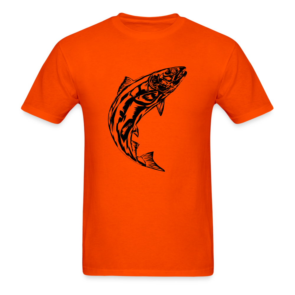 Jumping Fish T-Shirt - orange
