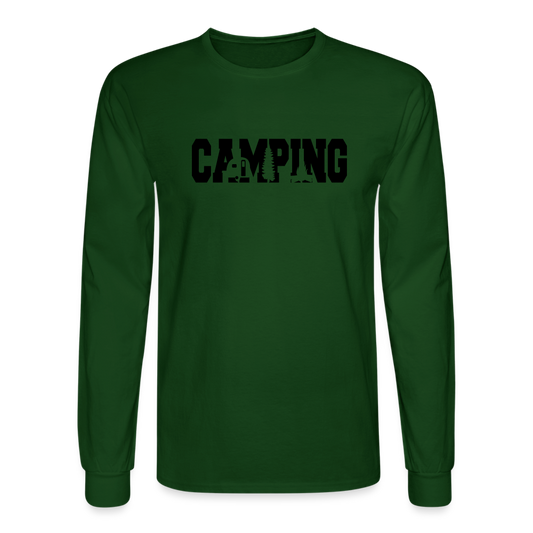 Camping 2 Long Sleeve T-Shirt - forest green