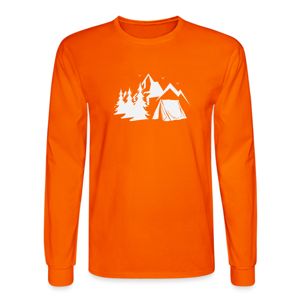 Camping Long Sleeve T-Shirt - orange