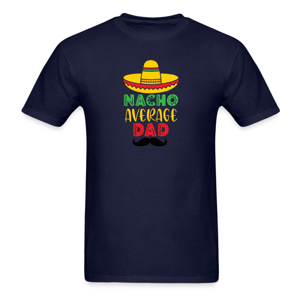 Nacho Average Dad T-Shirt - navy