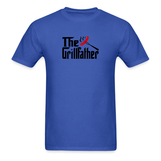 The Grillfather T-Shirt - royal blue