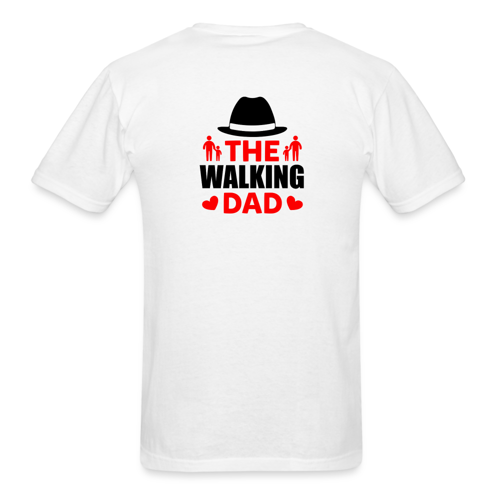 The Walking Dad T-Shirt - white