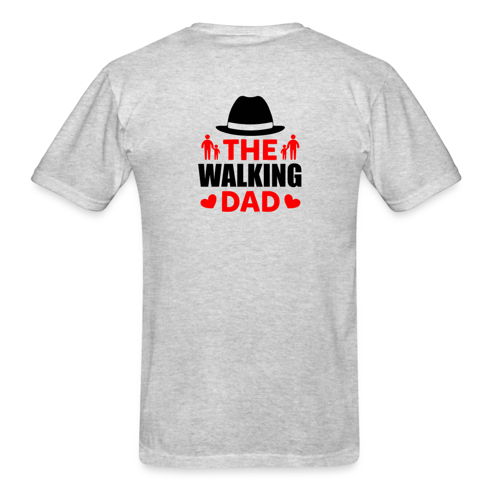 The Walking Dad T-Shirt - heather gray