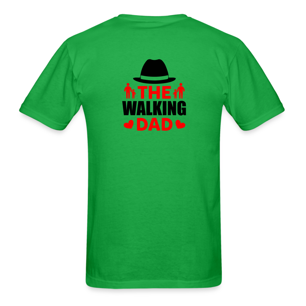 The Walking Dad T-Shirt - bright green