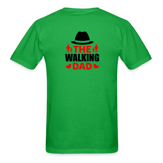 The Walking Dad T-Shirt - bright green
