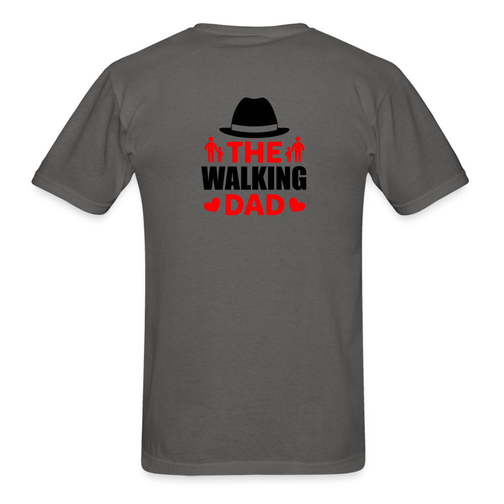 The Walking Dad T-Shirt - charcoal