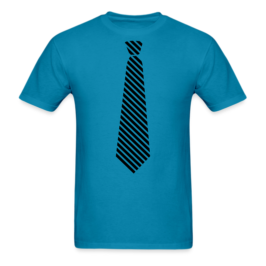Tie T-Shirt - turquoise