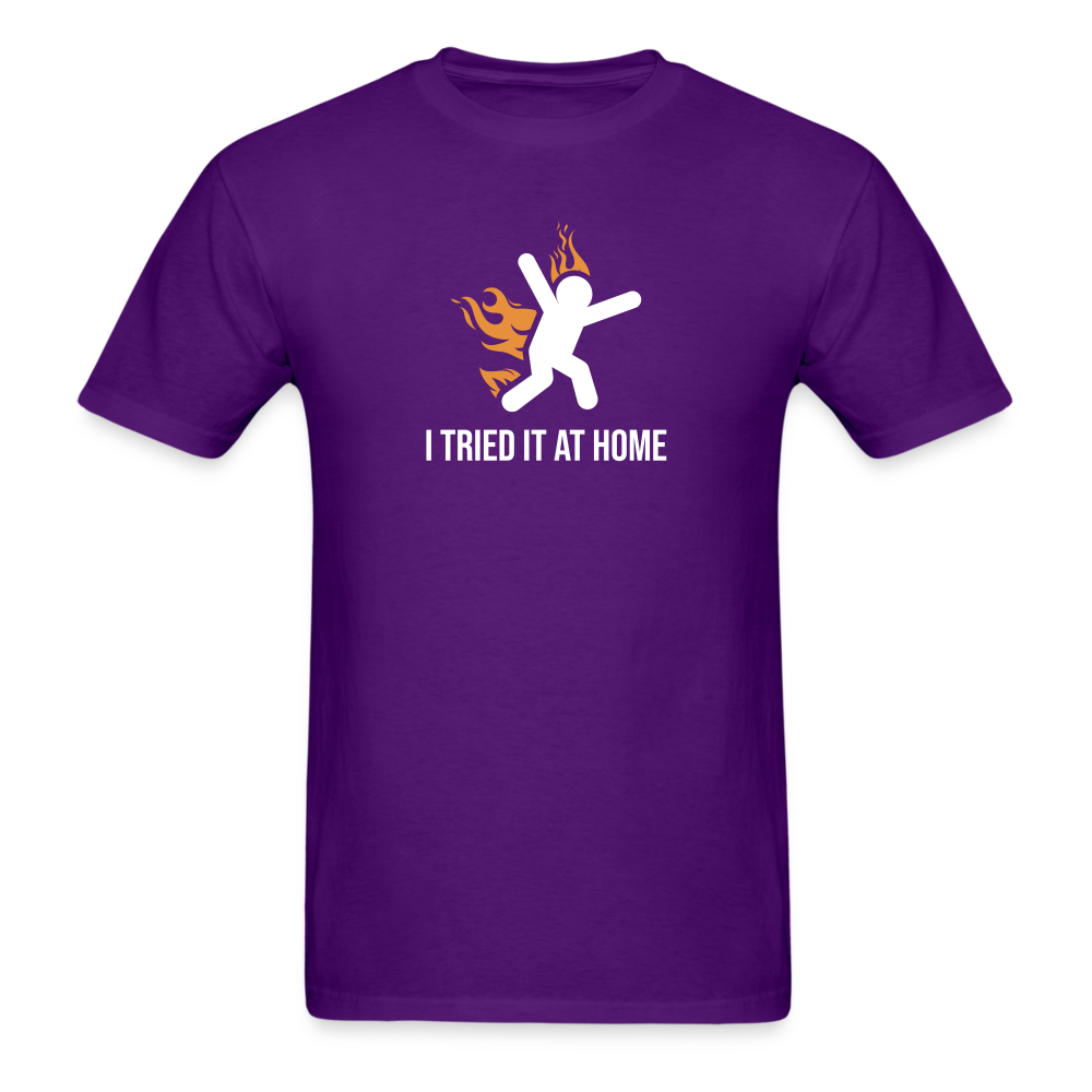 I Tried It At Home Tshirt - purple
