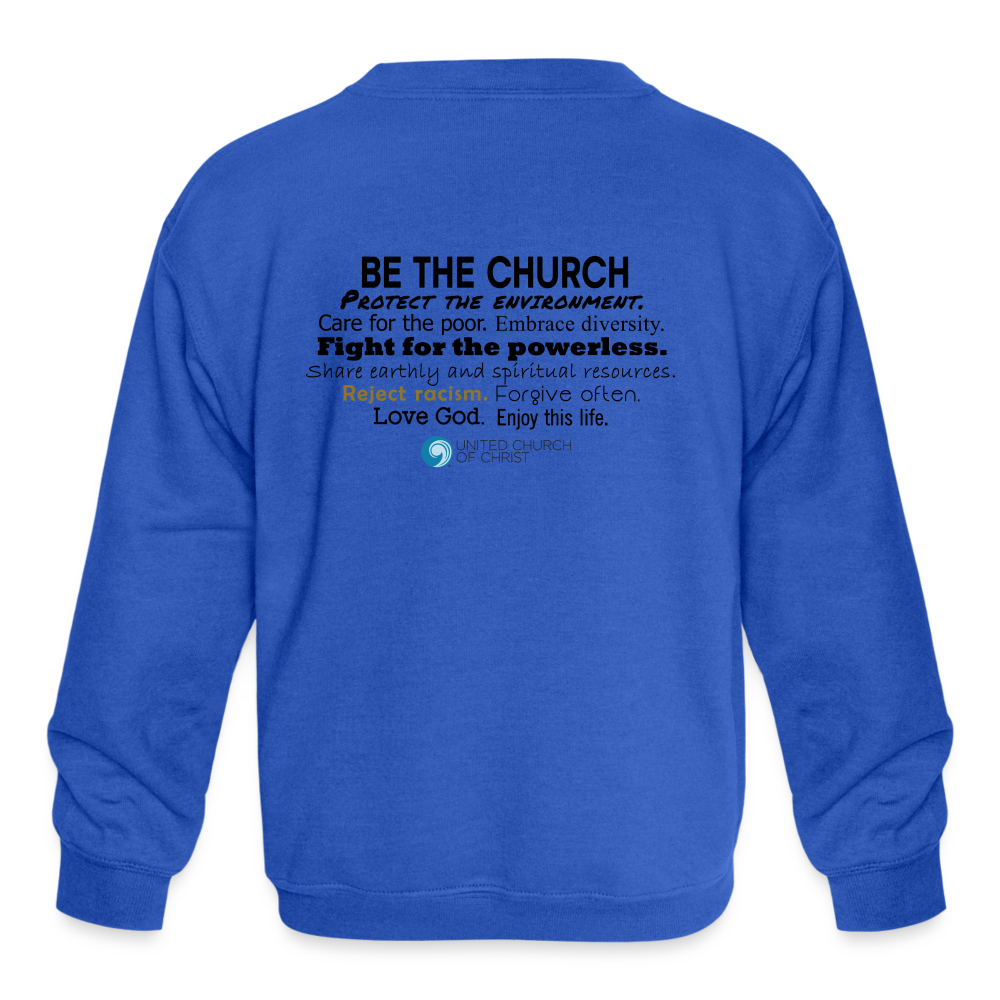 CSCC - Kids - Be The Church Sweatshirt - royal blue