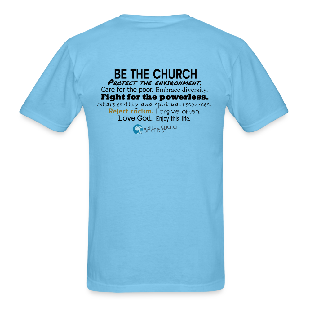 CSCC - Adult - Be The Church T-Shirt - aquatic blue