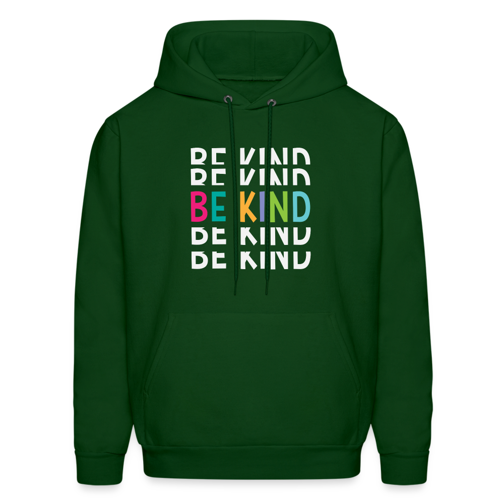 Be Kind Hoodie - forest green