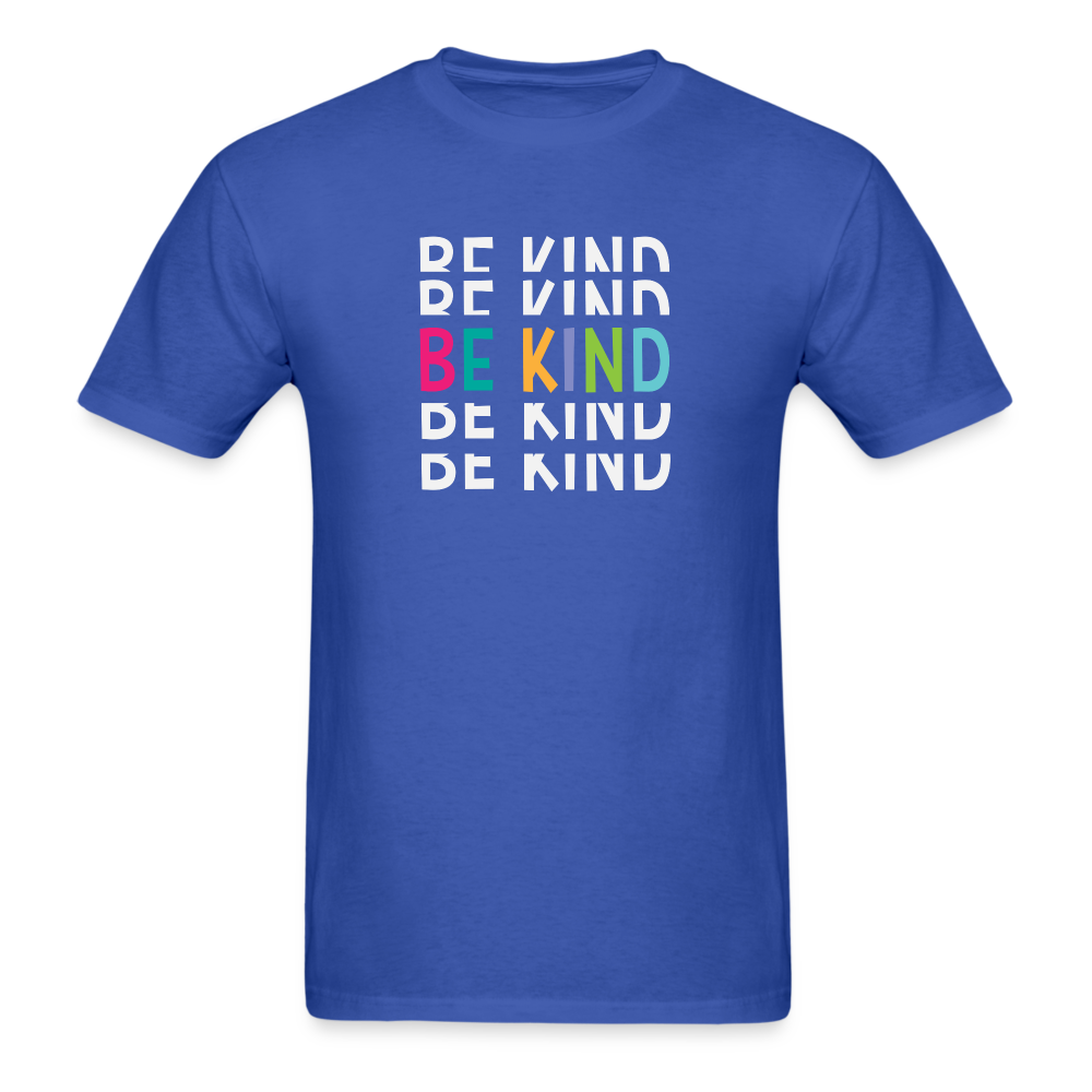 Be Kind T-Shirt - royal blue