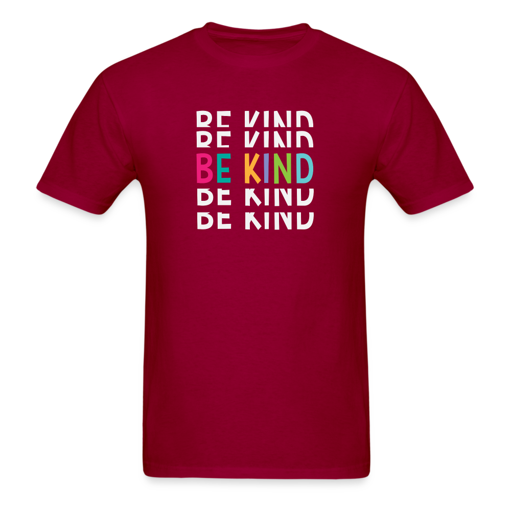 Be Kind T-Shirt - dark red
