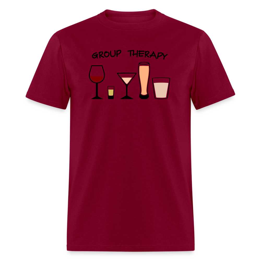 Group Therapy T-Shirt - burgundy