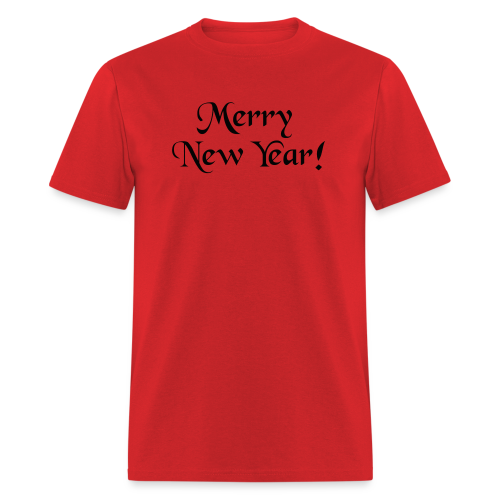 Merry New Year T-Shirt - red