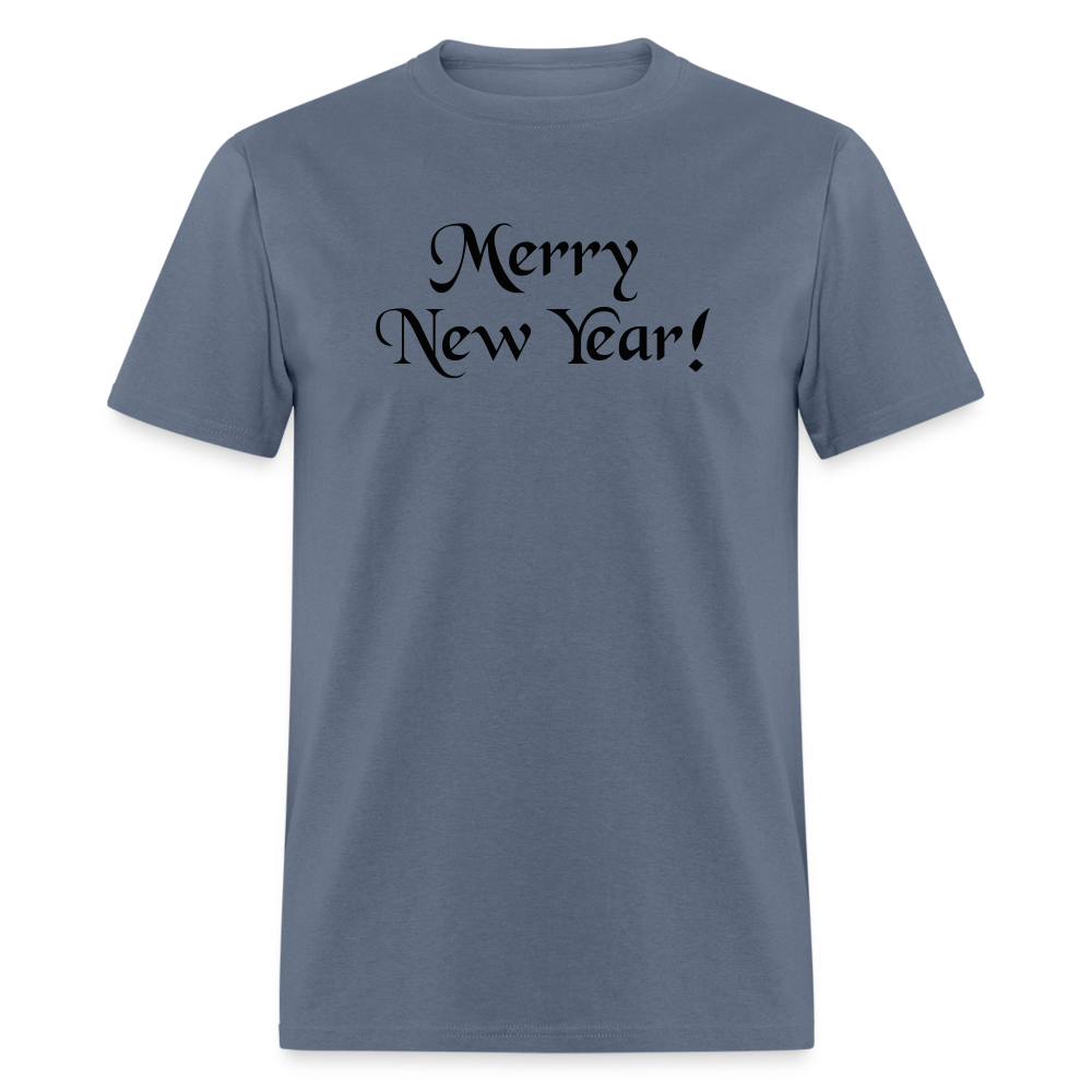 Merry New Year T-Shirt - denim