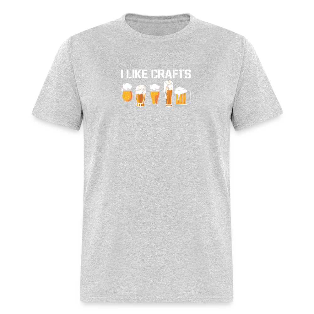 I Like Crafts T-Shirt - heather gray