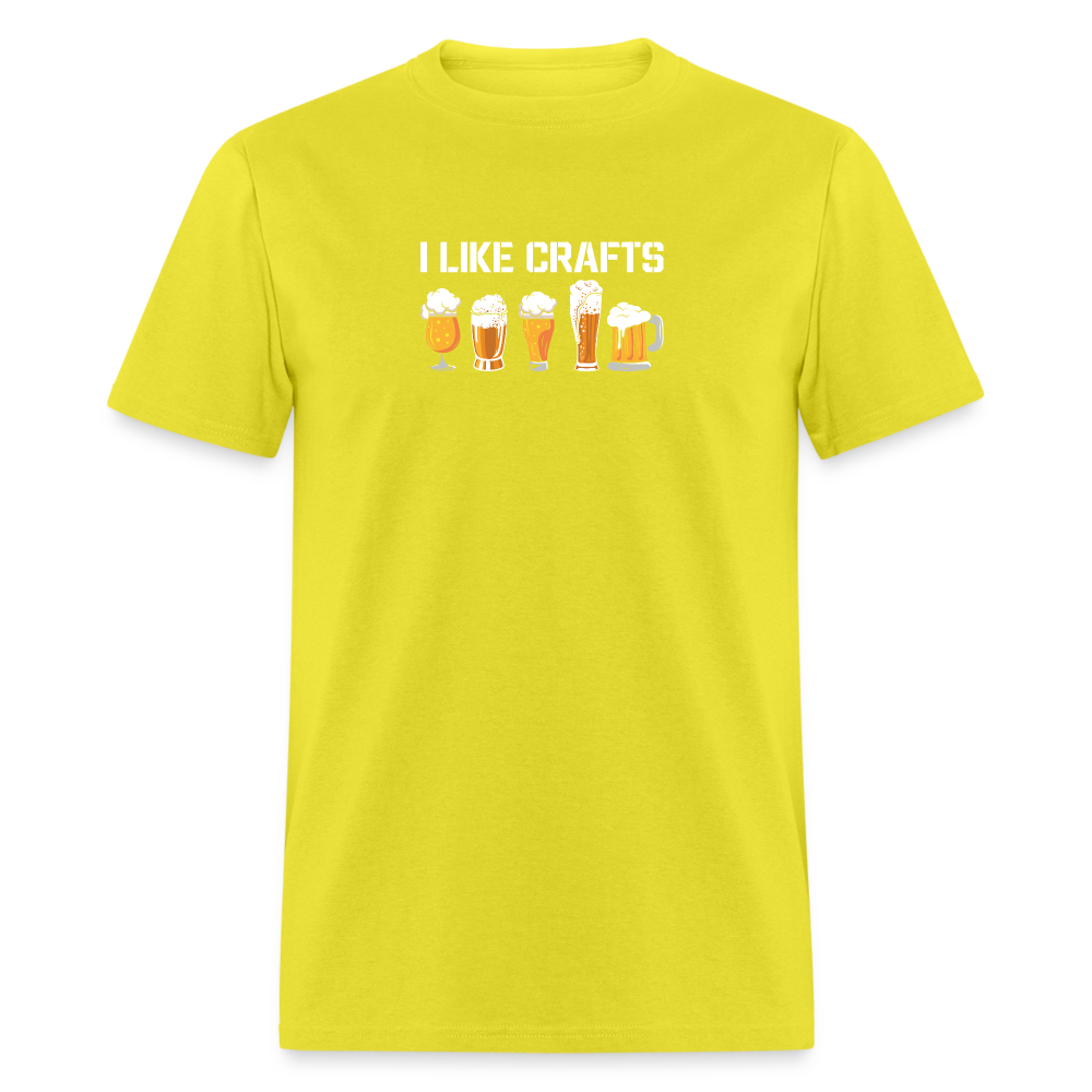 I Like Crafts T-Shirt - yellow