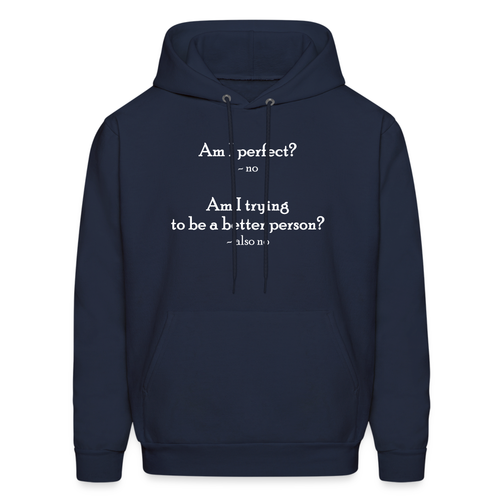 Am I Perfect-w Hoodie - navy