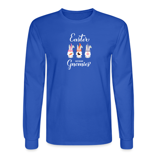 Easter Gnomies Long Sleeve T-Shirt - royal blue