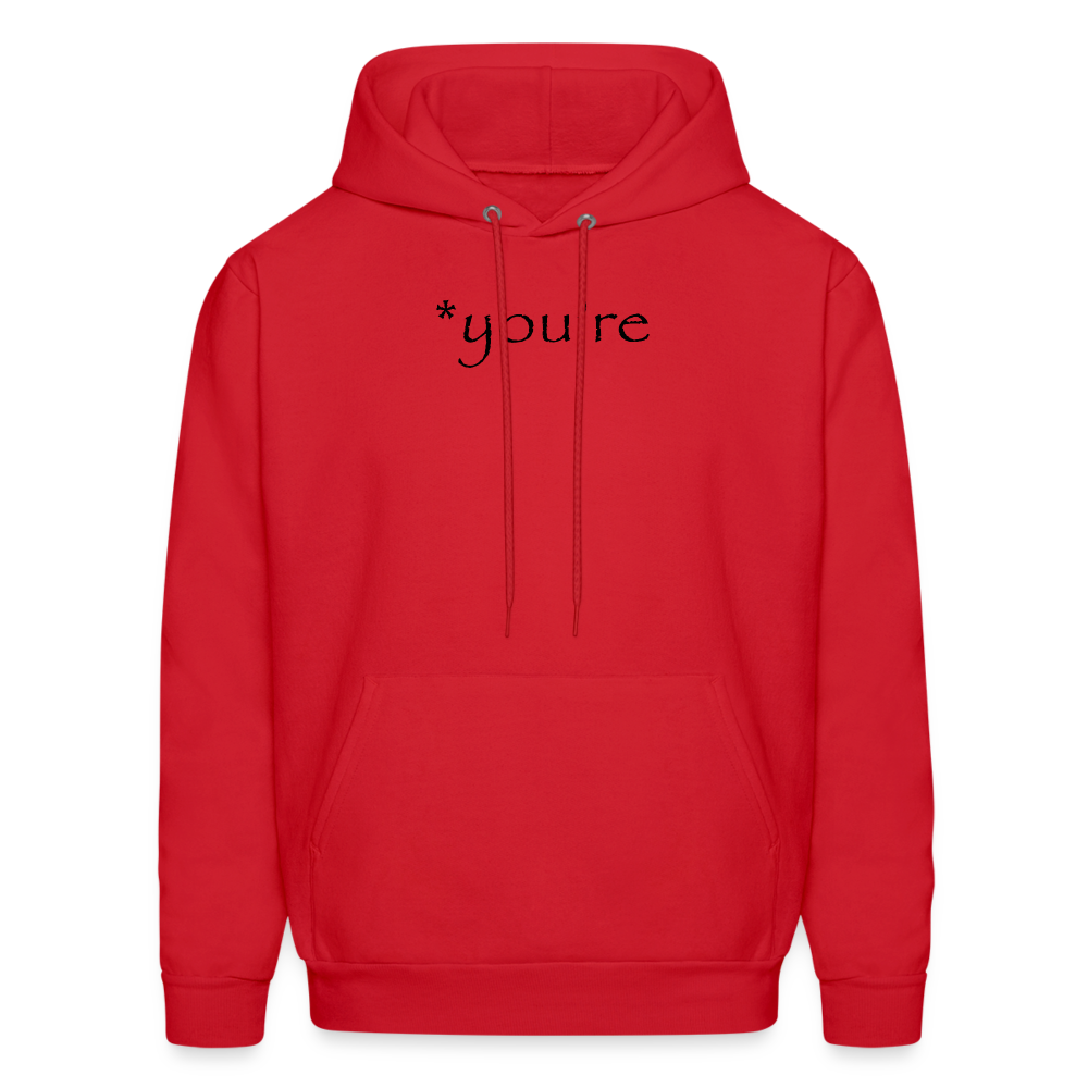 you're Hoodie - red