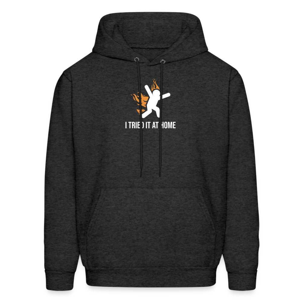 I Tried it at Home Hoodie - charcoal grey